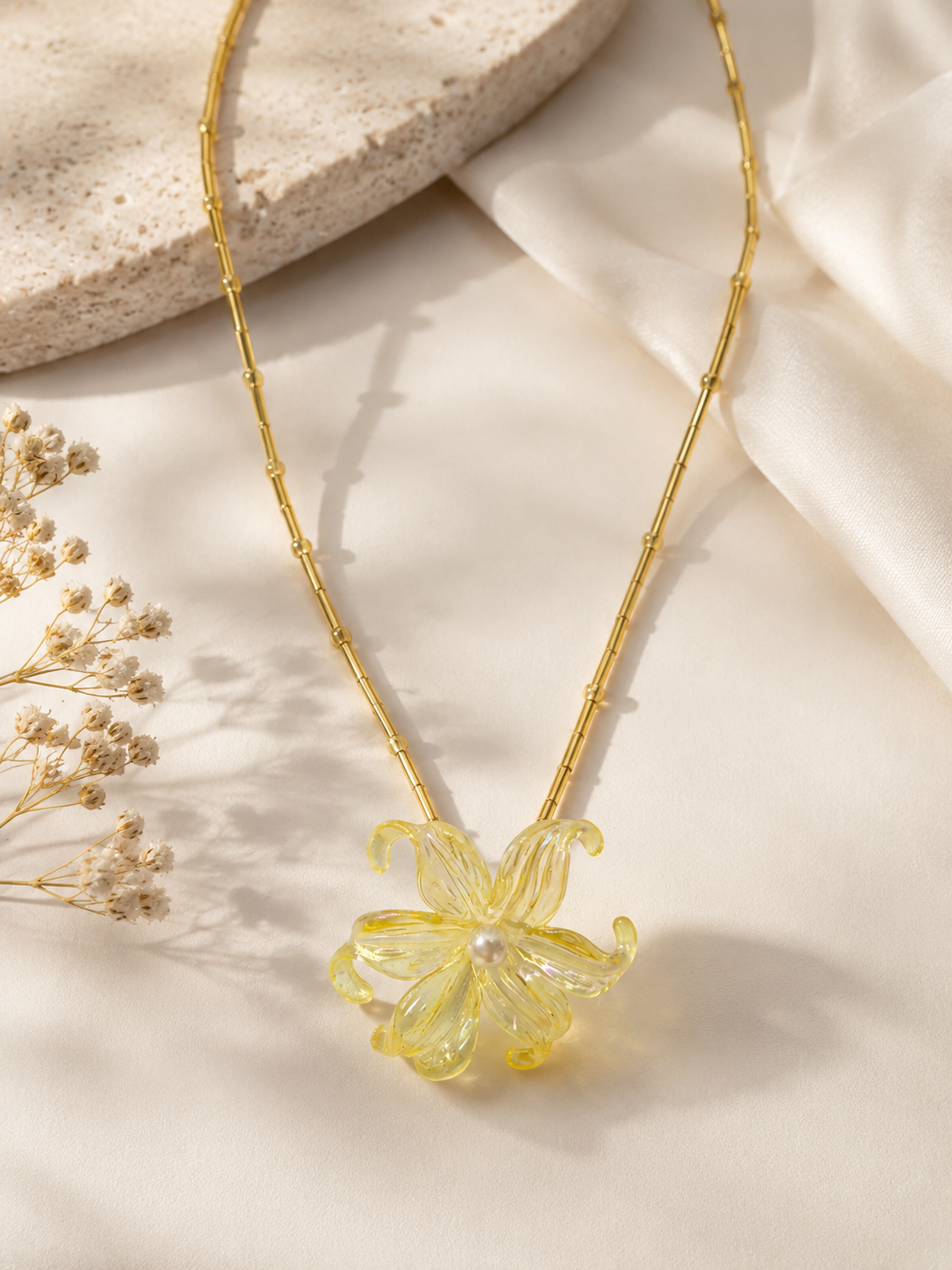 Collar Calipso (amarillo)